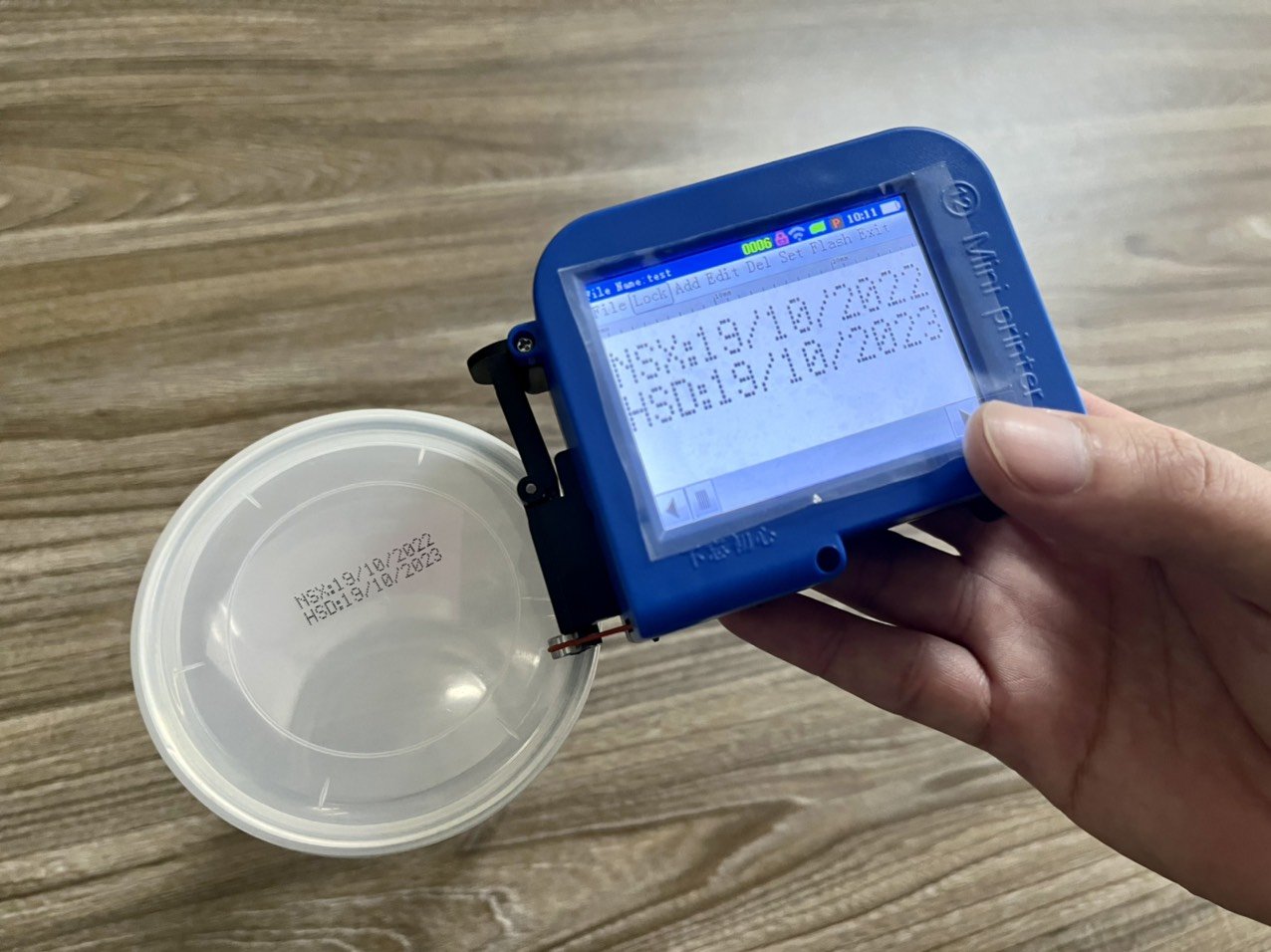 Máy In Date Cầm Tay Mini VN01 - Ảnh 3