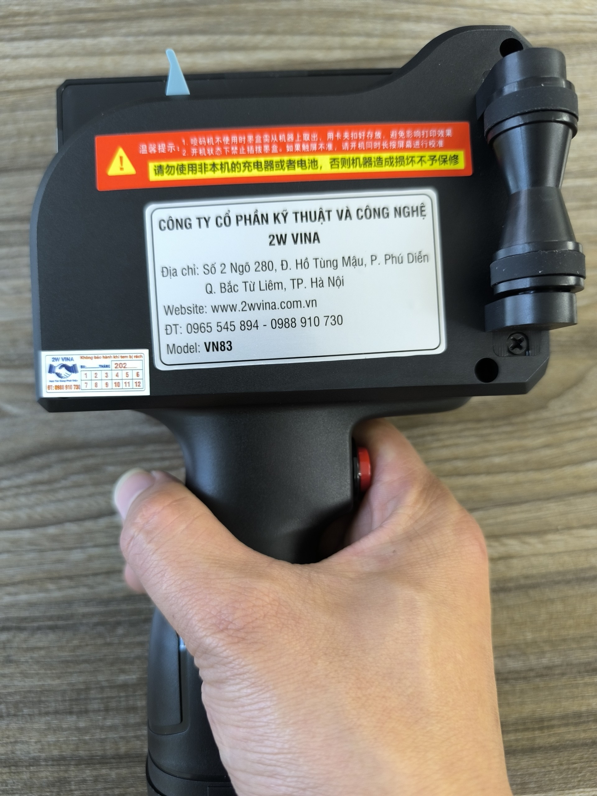 Máy In Date Cầm Tay VN83 - Ảnh 2